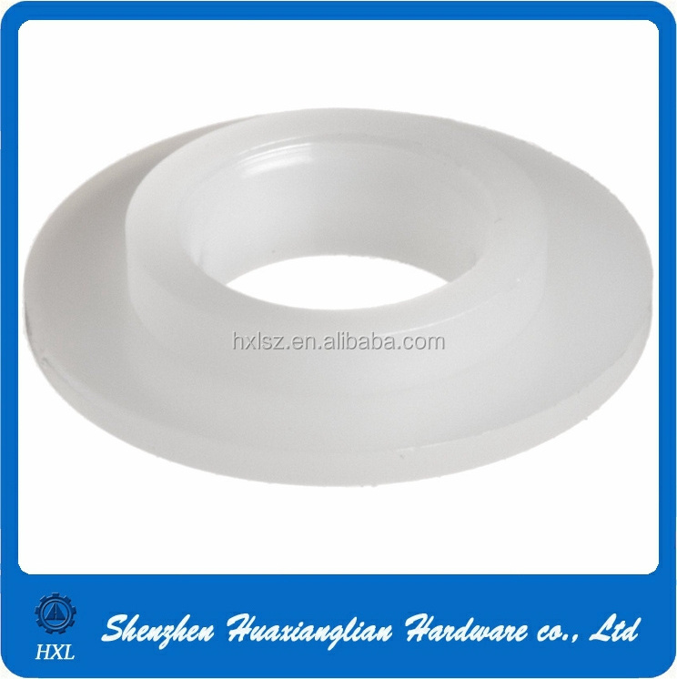 Nylon Plastic flange washer step shoulder washer pipe flange spacer