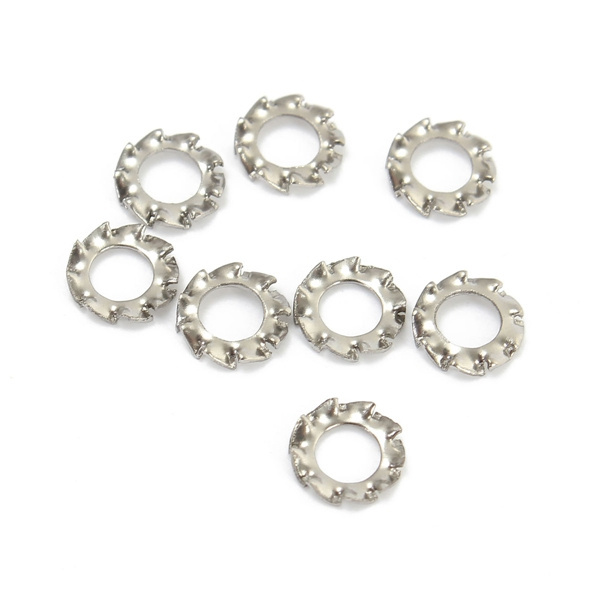 DIN standard stainless steel external teeth serrated lock washer