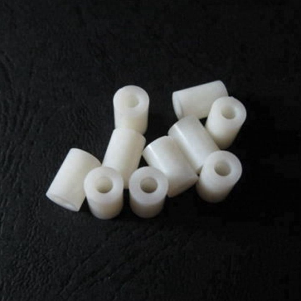 good quality custom smooth nylon spacer white black insulating nylon delrin pom plastic flat washer