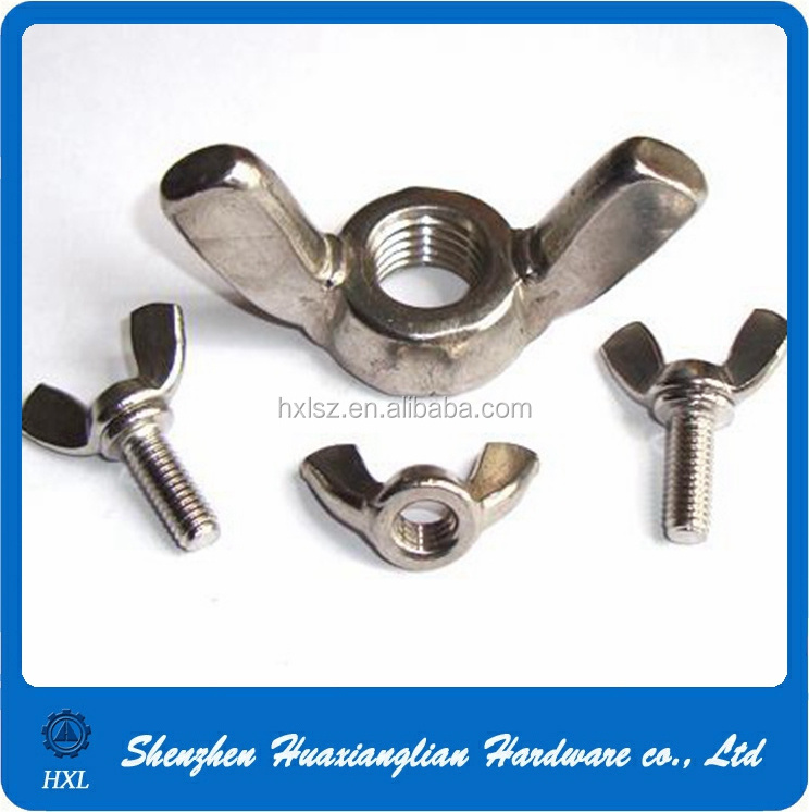 M4 M5 M6 M8 galvanized steel brass plating WASHER wing butterfly bolt and nut