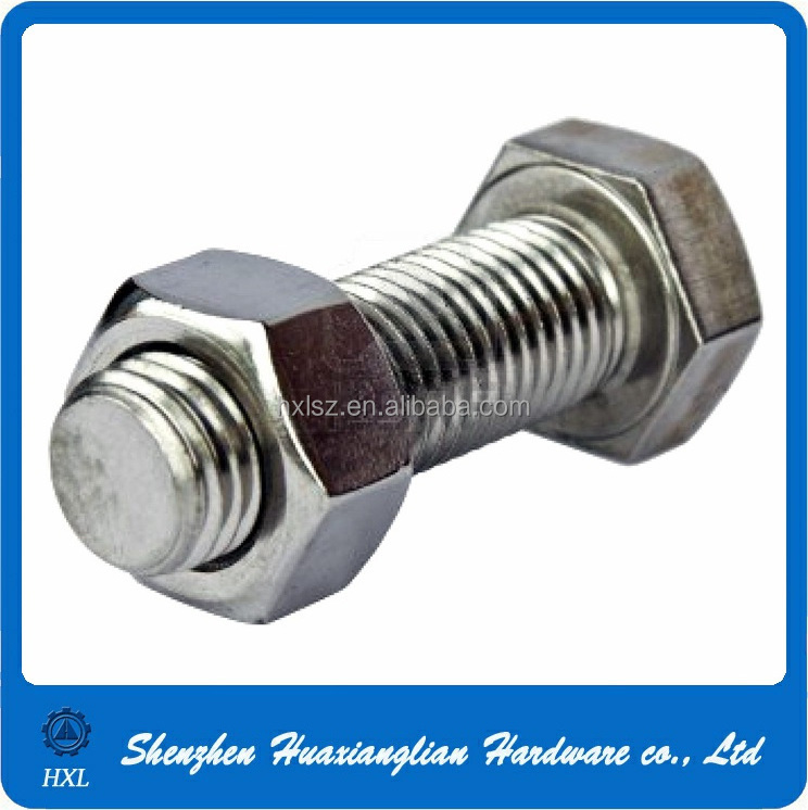 Standard Size Stainless Steel Hexagon Bolt And Nuts Made In China