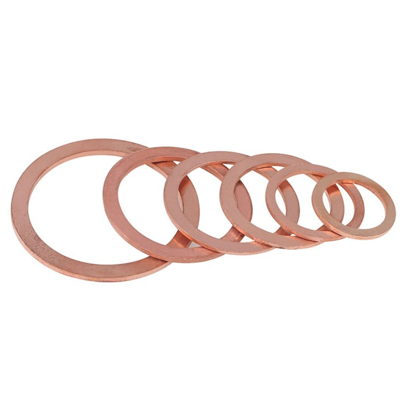 DIN 7603 solid copper sealing ring gasket washer