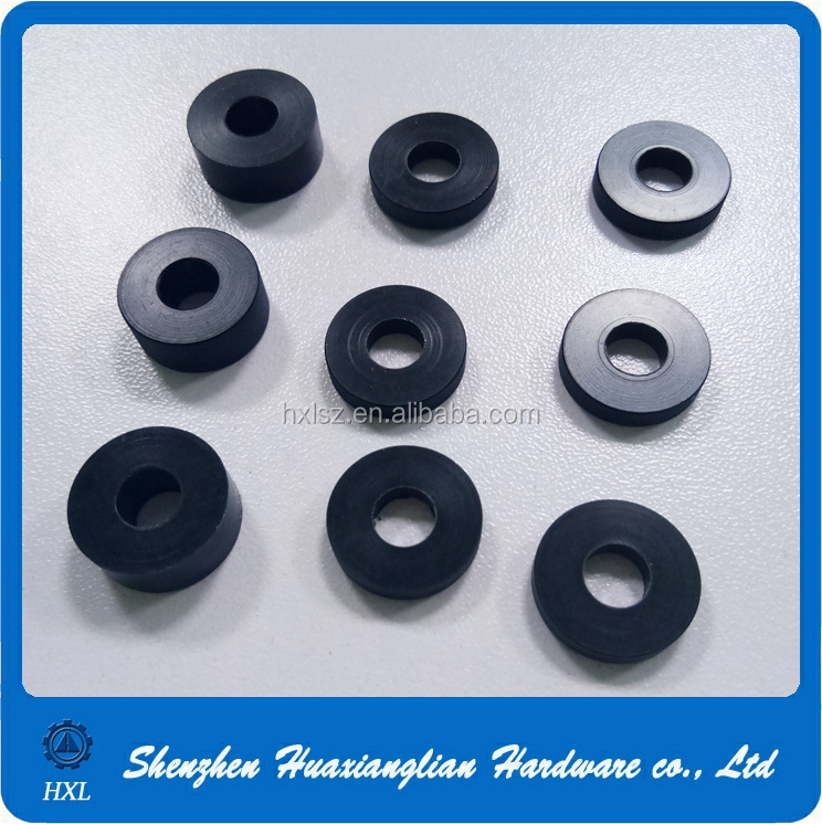 good quality custom smooth nylon spacer white black insulating nylon delrin pom plastic flat washer