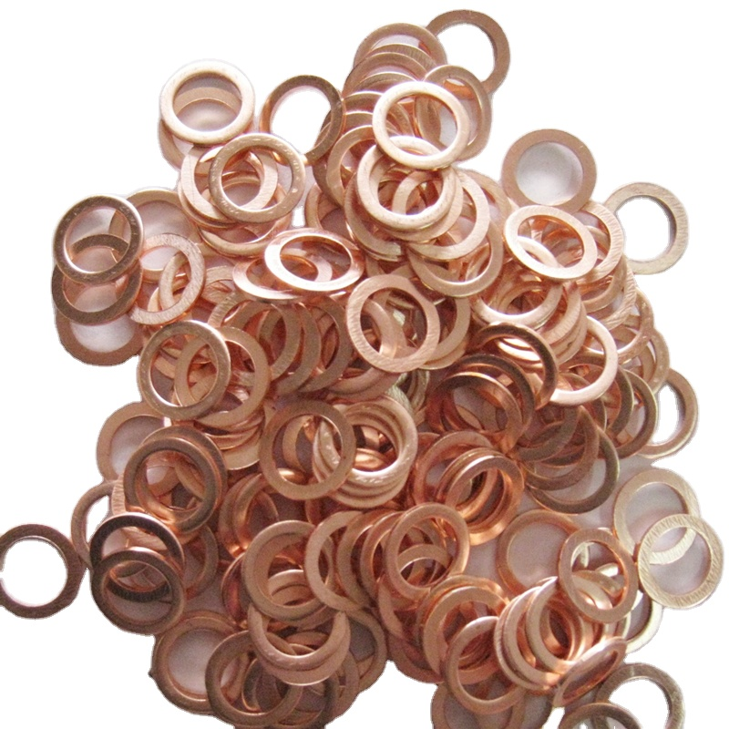 DIN 7603 solid copper sealing ring gasket washer