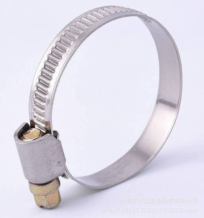 German or American type hose clamps stainless steel