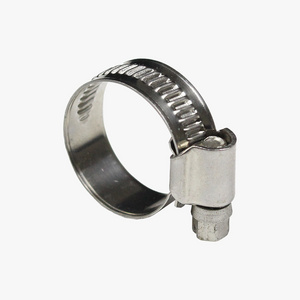 German or American type hose clamps stainless steel