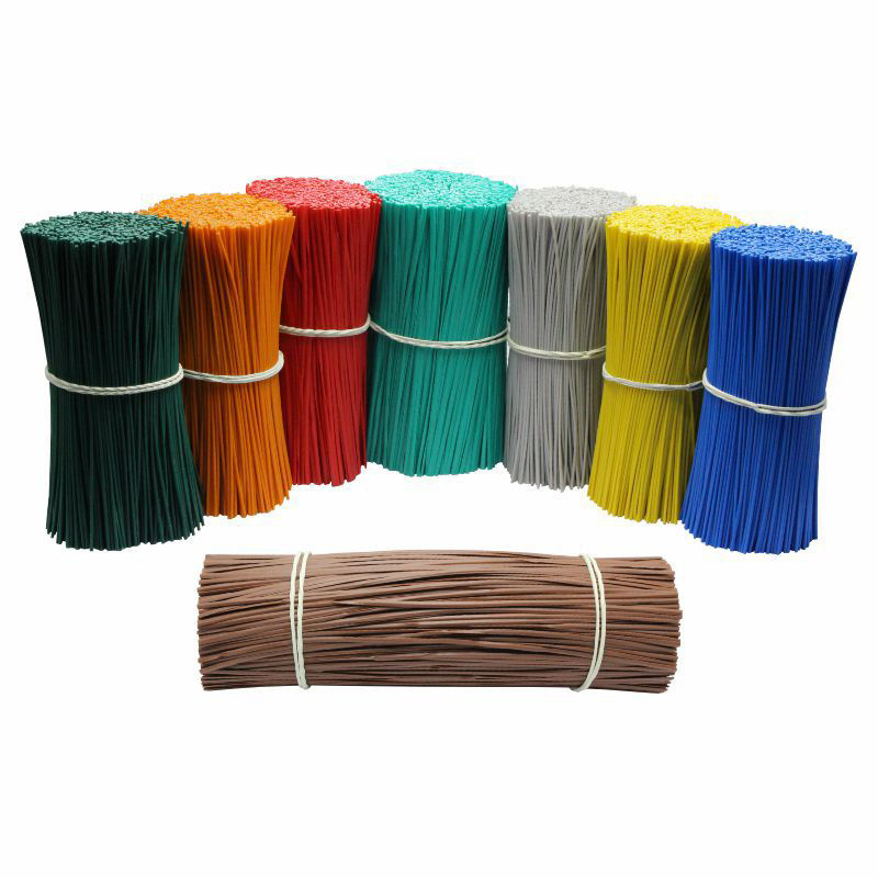 High tensile strength PE /PVC coated straight cutting wire crafting floral wire