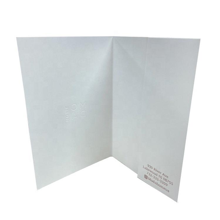 A4 custom folders envelope with custom logo document folders pocket file folder