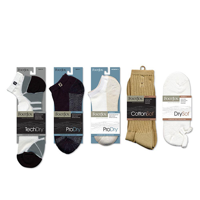 Multi size socks hanging card display selling custom sleeve sock packaging