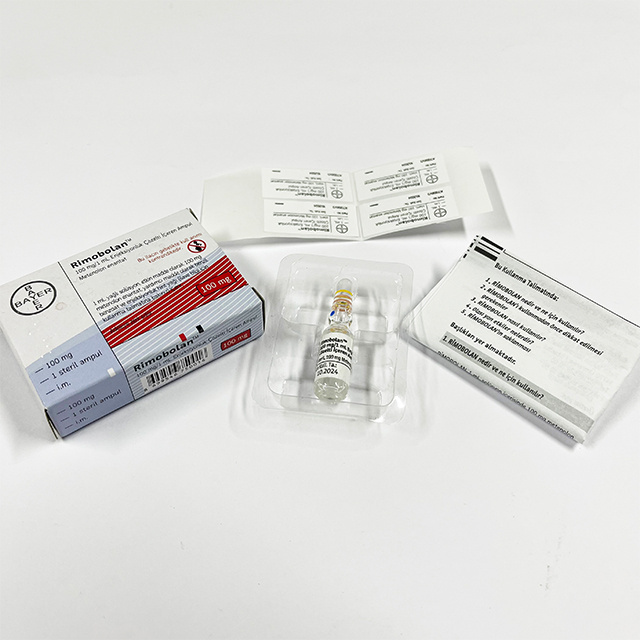 Pharma Medical DECA Custom LOGO injection 1ml/3ml/10ml vial box printing hologram logo