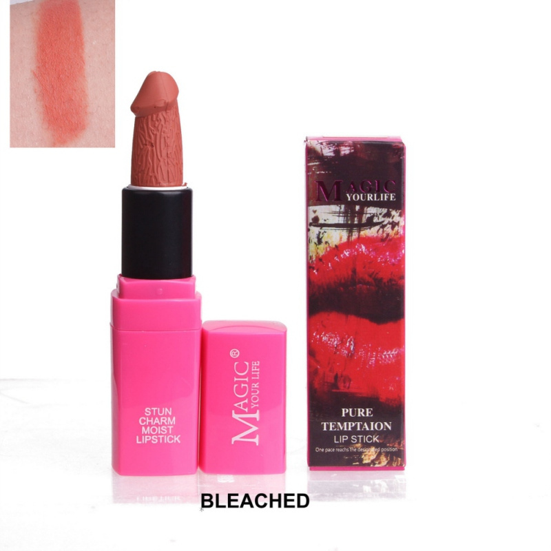 12 Colors Moisture Cosmetic Lipstick Red Lip Matte Lips Makeup Penis Shape Lips Makeup Lipstick Mushroom Long Lasting