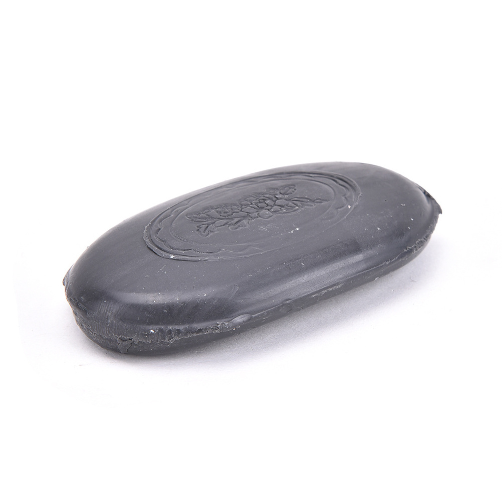 1Pc Tourmaline Soap Face&Body Clear Anti Bacterial Lighten Freckles Beauty&Health Care Active Energy Black Bamboo Charcoal Soap