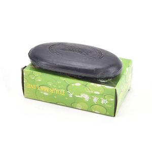 1Pc Tourmaline Soap Face&Body Clear Anti Bacterial Lighten Freckles Beauty&Health Care Active Energy Black Bamboo Charcoal Soap