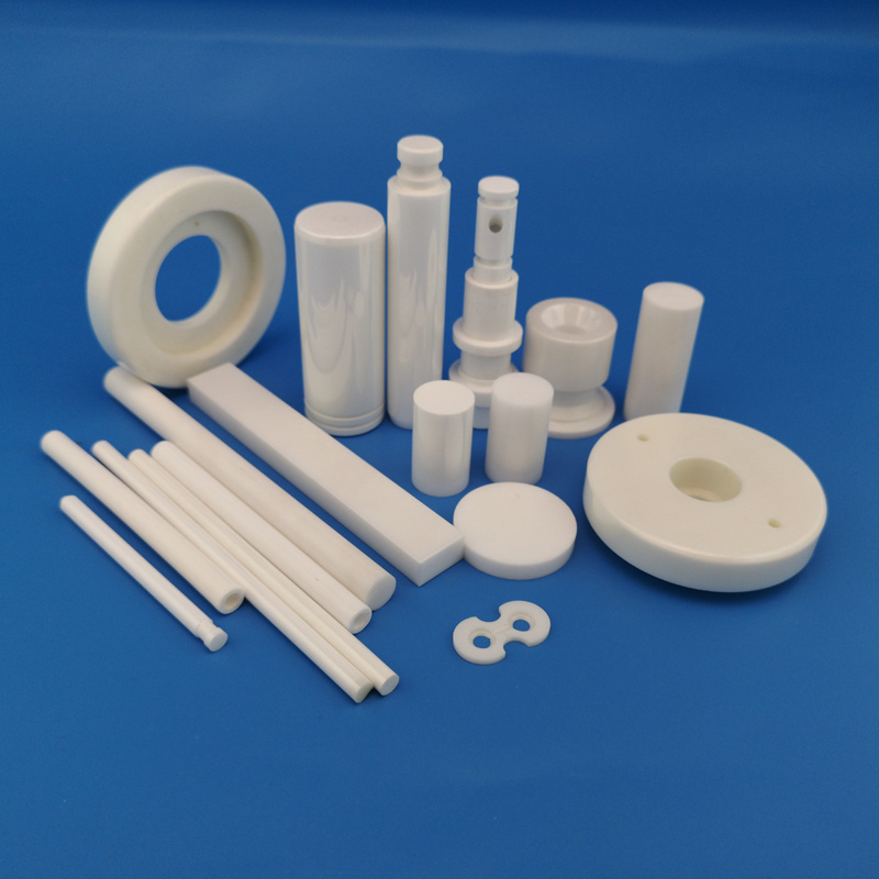 Industrial Ceramic 95%-99.99% Alumina Ceramic Stick Rod Cylinder Shaft