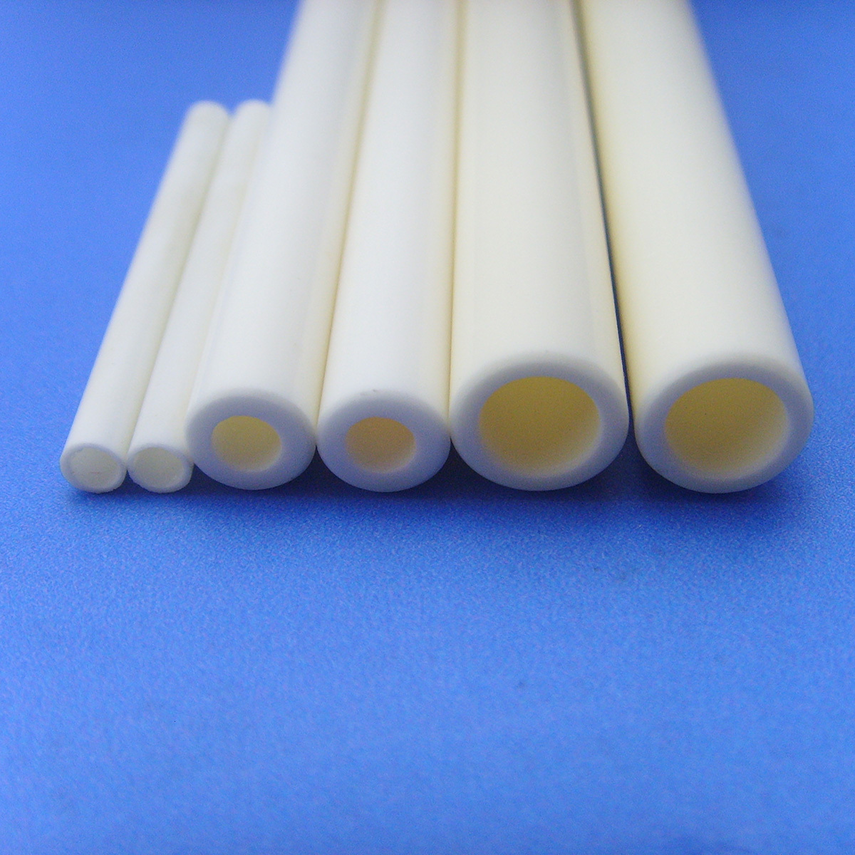 black and white Mechanical wear resistance zirconia ceramic tube products