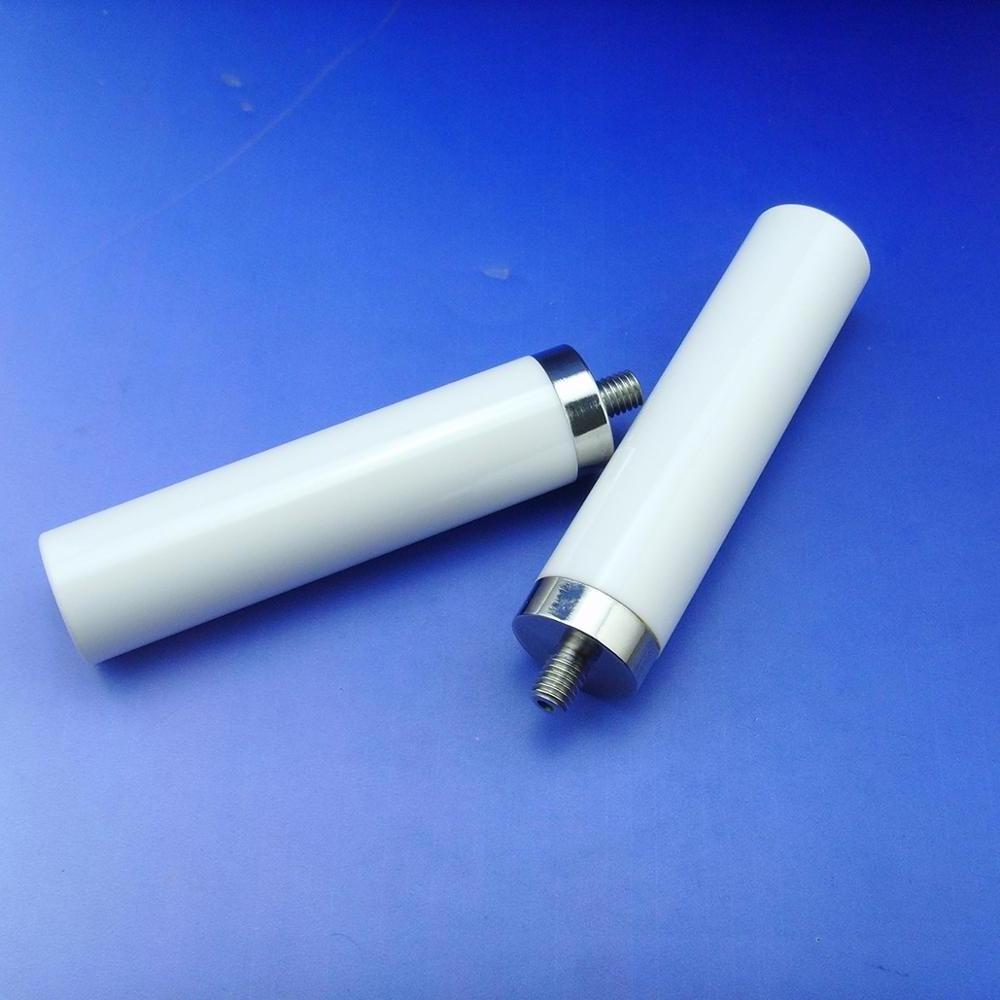 OEM Al2o3 Oxide Wafer Bushing Disc Rod Block  Tube Insulator Pump Valve Metalized Alumina Ceramic Metal Parts  Roller Substrate