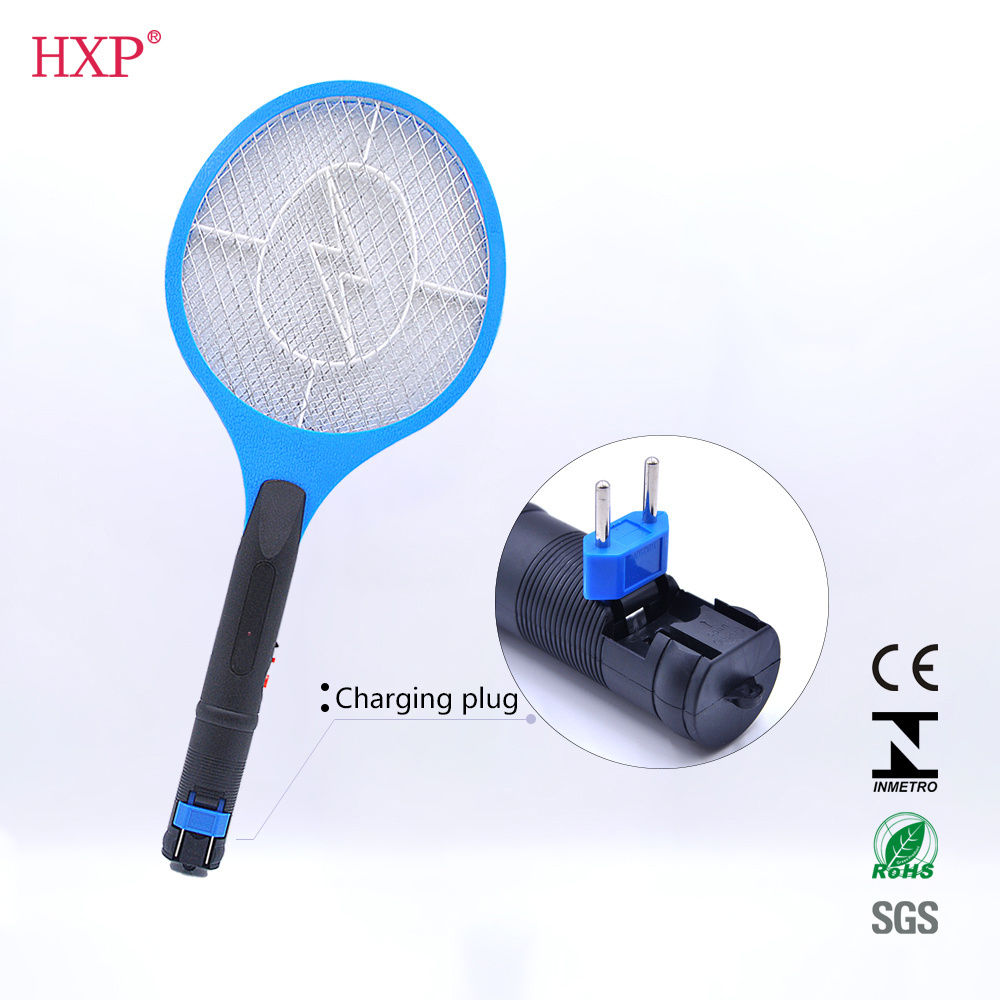 Factory Manufacturer raquete mata mosquito eltrica Fly Killer Racket Rechargeable Mosquito Swatter