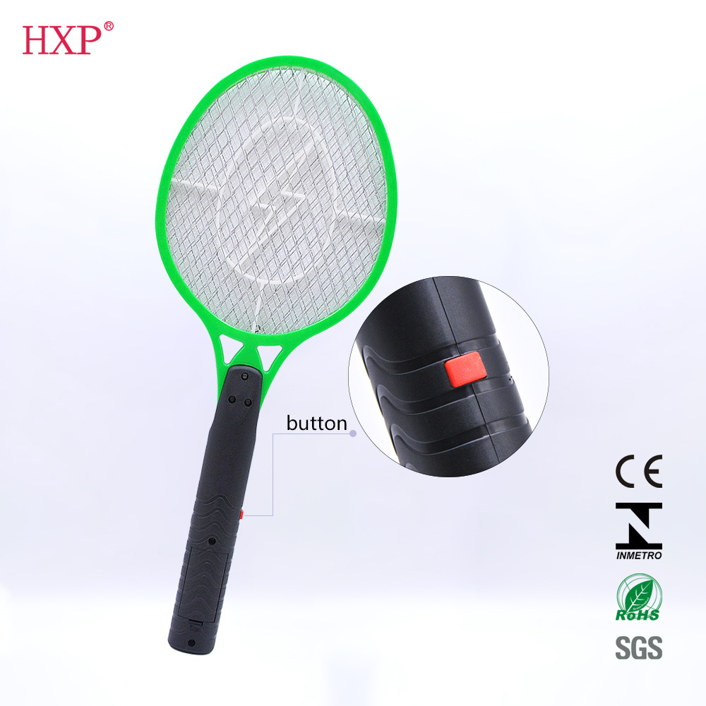 High quality electronic mosquito killer bat fly swatter Handheld Bug Zapper Racket with flashlight French