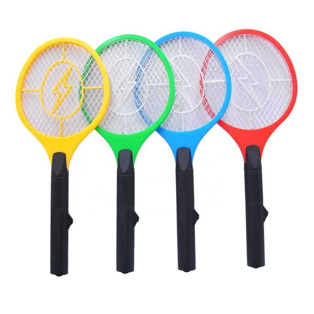 Wholesale 2AA Battery Mosquito Bats Rechargeable Electric Mosquito Bug Zapper Racket Fly Swatter