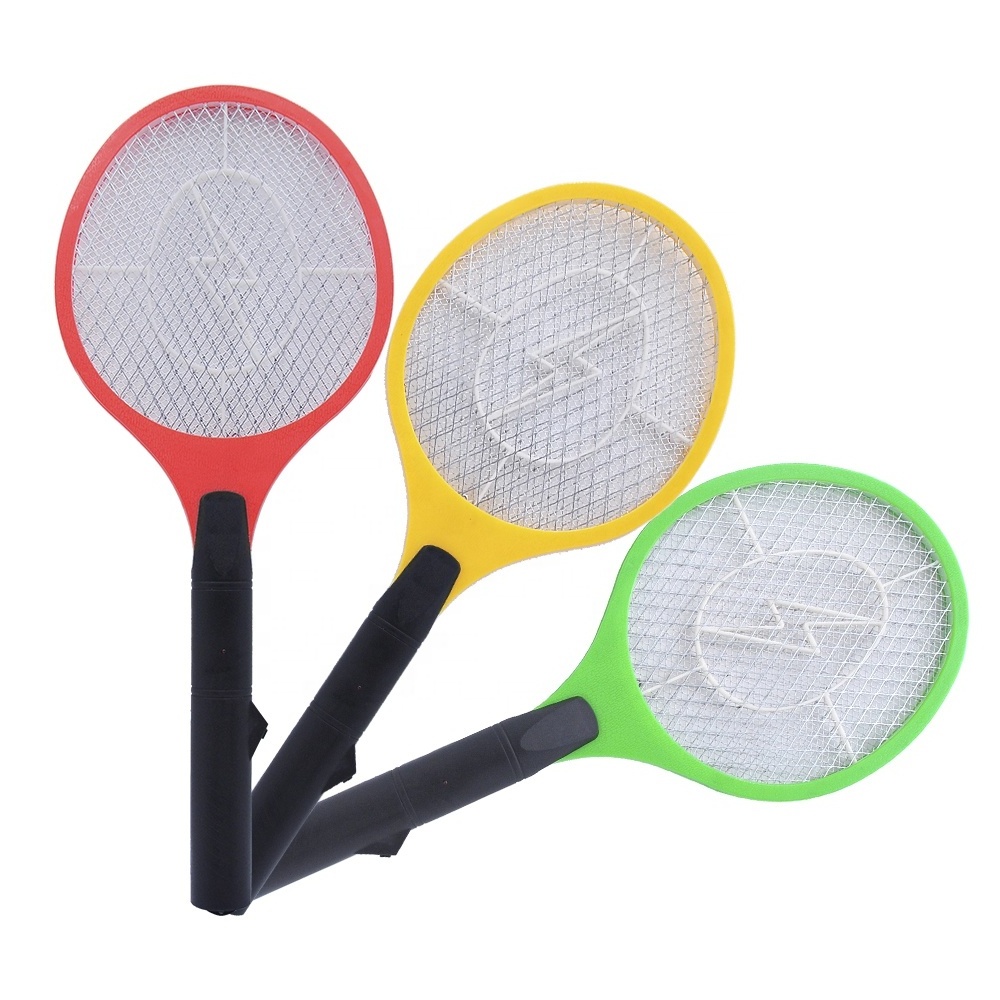 Wholesale 2AA Battery Mosquito Bats Rechargeable Electric Mosquito Bug Zapper Racket Fly Swatter