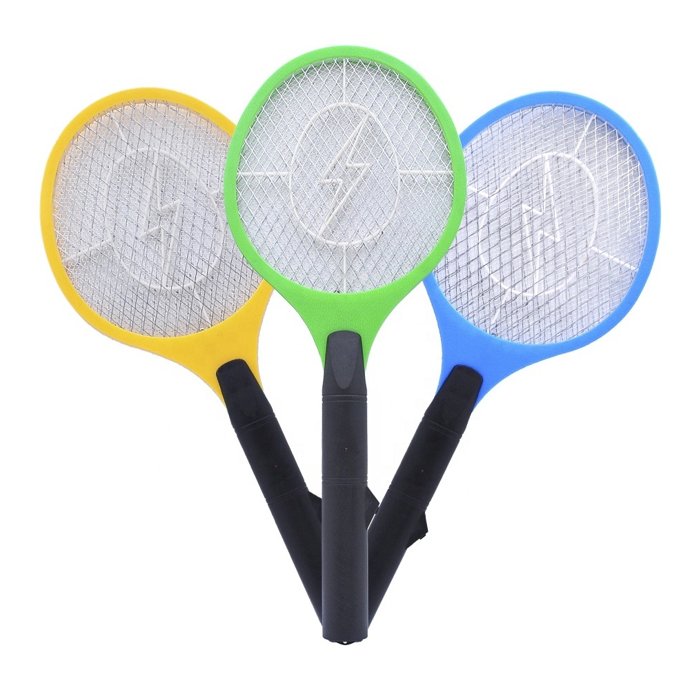 Wholesale 2AA Battery Mosquito Bats Rechargeable Electric Mosquito Bug Zapper Racket Fly Swatter