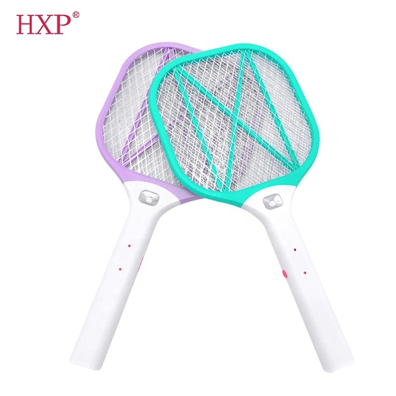 Safety Mesh Mosquito Racket Rechargeable Home Electric Fly Racket Bug Zapper Fly Swatter