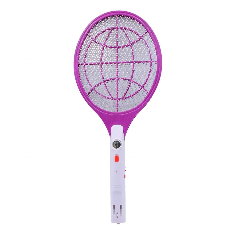 Wholesale Household Fly Swatter Electric Rechargeable Mosquito Swatter Bug Zapper Racket For Pest Control