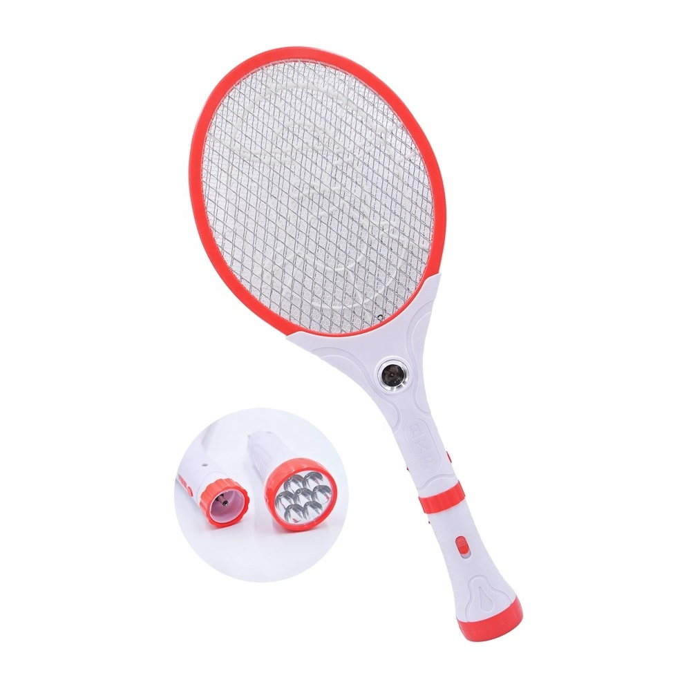 2 in 1 hot selling electric bug zapper pest control insect racket mosquito swatter with torch