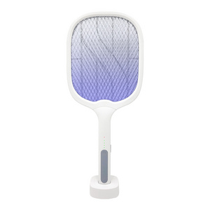 Rechargeable Insect swatter mosquito killer Functional 2 in 1 lamp handle USB charged mosquito bat bug zapper