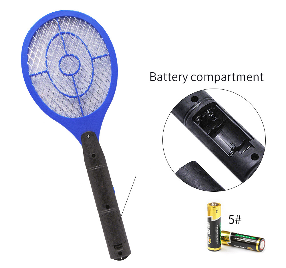 HXP F-11 Electric Fly Swatter Operated Hand Mosquito Bug Insects Killer Fly Cordless Anti Mosquito Racket Household Fly Swatter