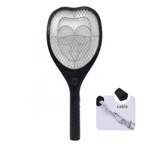 usb cable wire electric fly swatter  best mosquito swatter recharge bug zapper insect killer racket