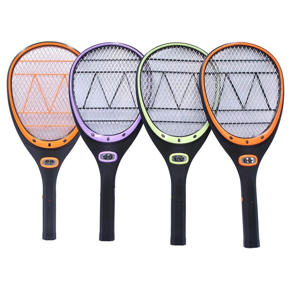 High Quality Mosquito Bat Rechargeable Mosquito Killer Racket ABS Material Mosquito Swatter Bug Zapper