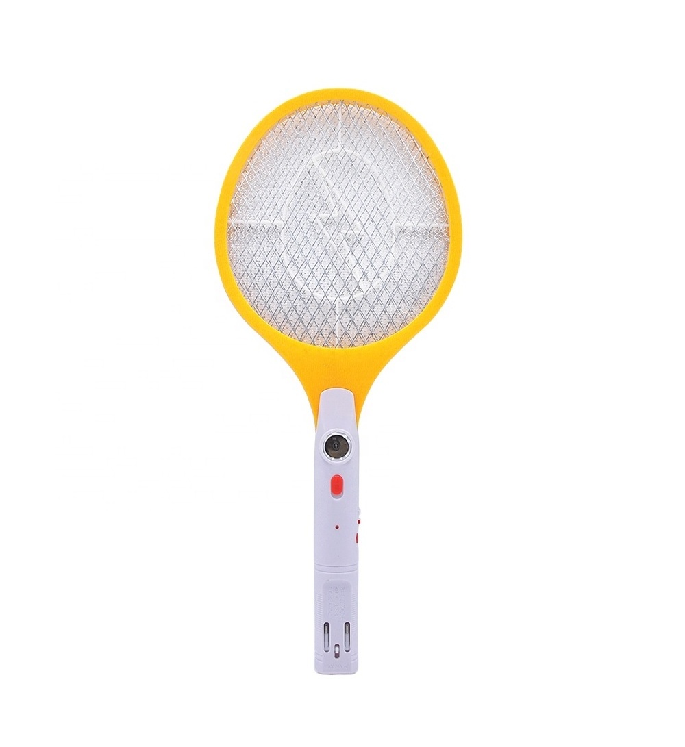 Top Quality Custom Fly Swatter Mosquito Swatter Electronic Fly Trap  Bug Insect Racket With LED