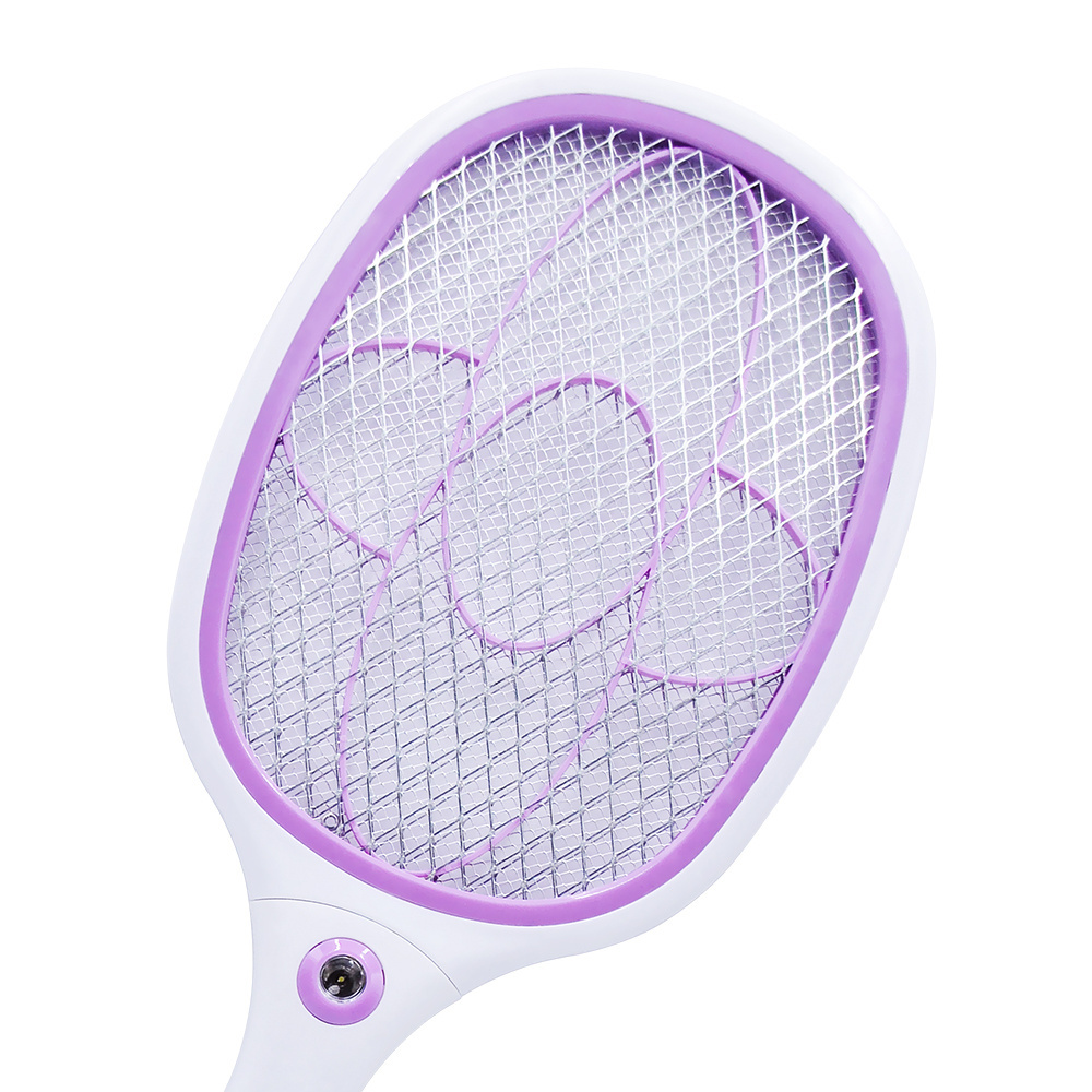 Bangladesh Hot sale rechargeable mosquito racket led mosquito swatter mosquito killer fly swatter