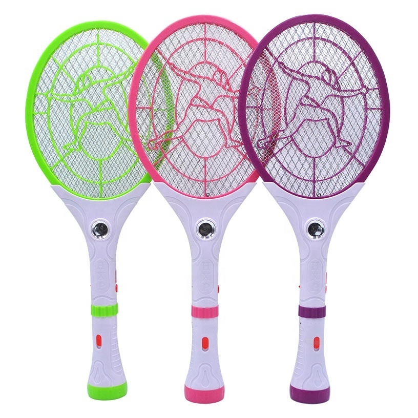 2 in 1 hot selling electric bug zapper pest control insect racket mosquito swatter with torch