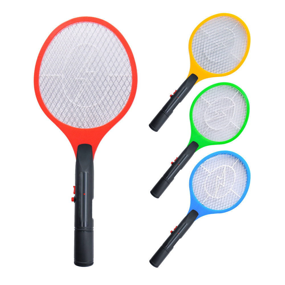 Home Kill Mosquitoes Tools Bug Zapper Racket Double switch rechargeable electric plastic fly mosquito battery fly swatter