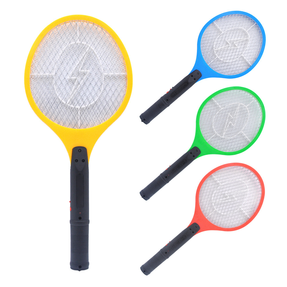 Indoor Electric Bug Zapper Rechargeable Battery Fly Swatter With 3 Layer