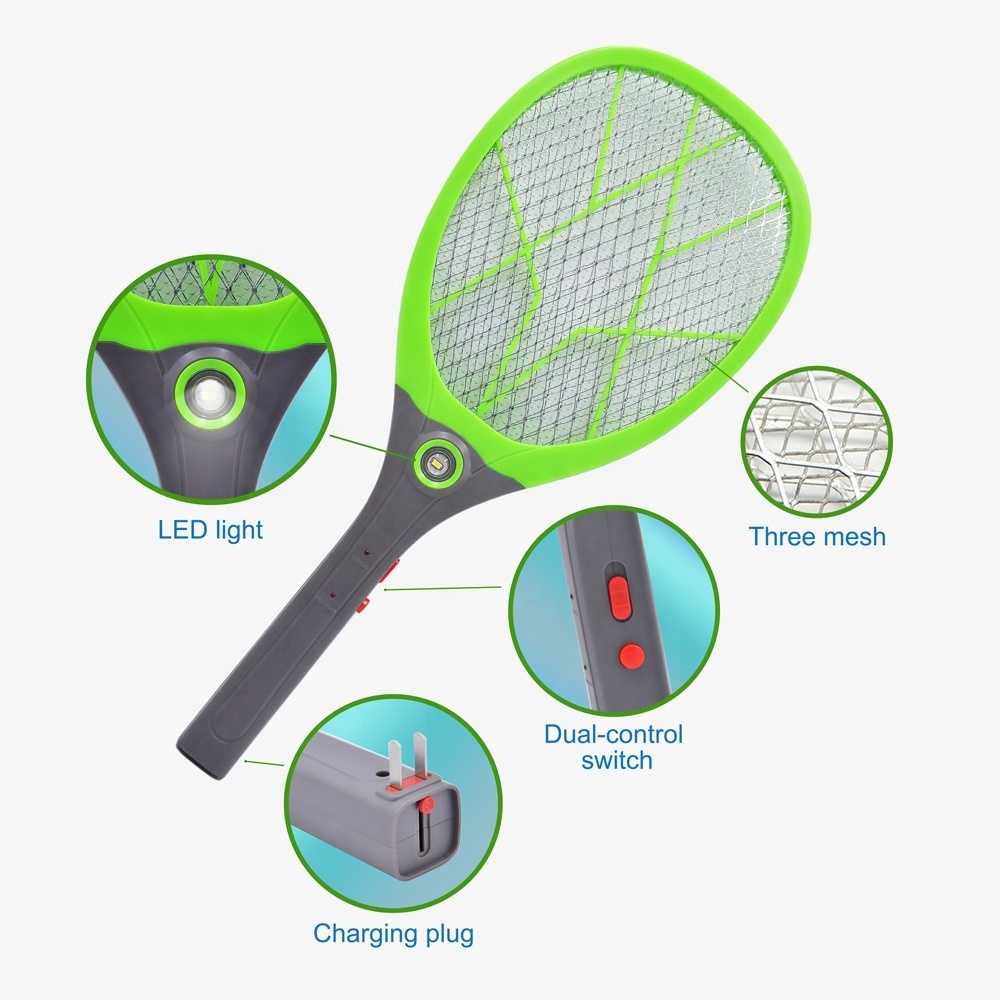 wholesale Mosquito Killer Lamp  Electric Fly Swatter recharge Bug Zapper Racket