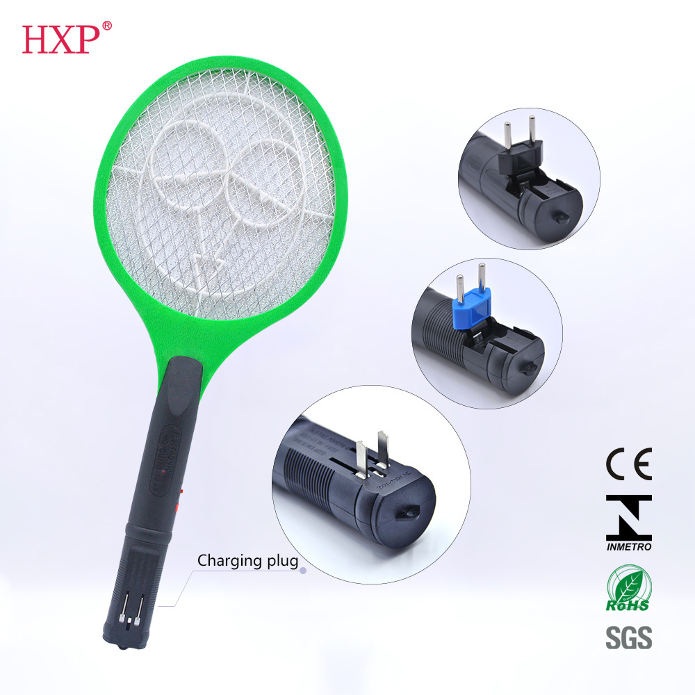 Factory Manufacturer raquete mata mosquito eltrica Fly Killer Racket Rechargeable Mosquito Swatter