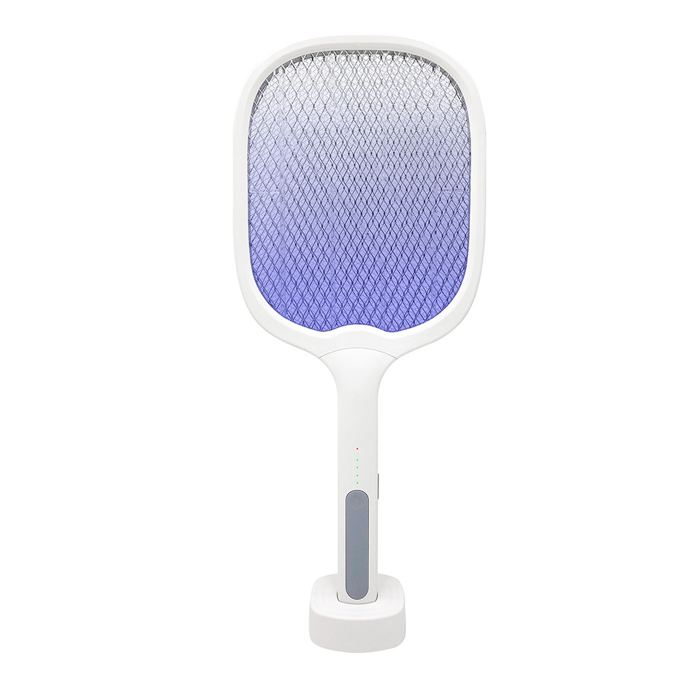 2023 Ultrasonic  USB Charged Mosquito Racket Insect Killer Lamp 3  in 1 Mosquito Swatter bug zapper racket