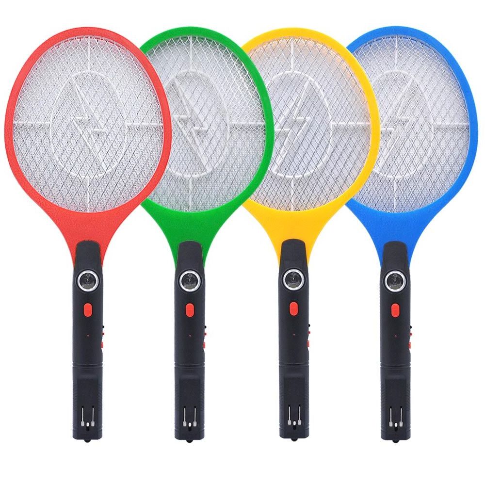 HXP electric mosquito fly swatter  recharge insect racket mosquito killer bat indoor bug zapper