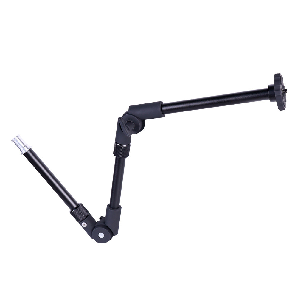 Universal Aluminum Alloy S-095 3-section Magic Arm 3-section Phone Camera Stand Holder 360 Degree Mobile Video Camera bracket