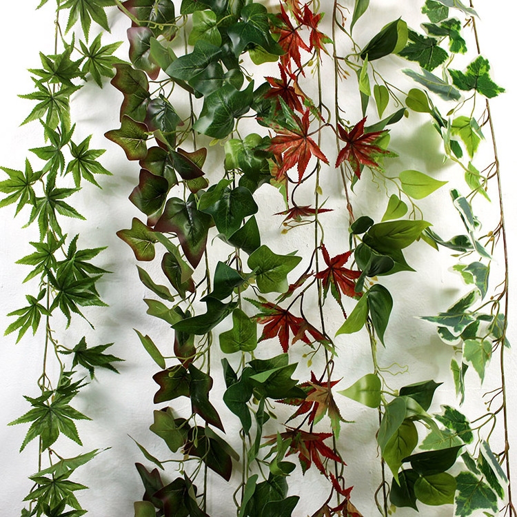 Wedding wall hanging decorations fake foliage ivys leaf artificial vines artificial vines plants