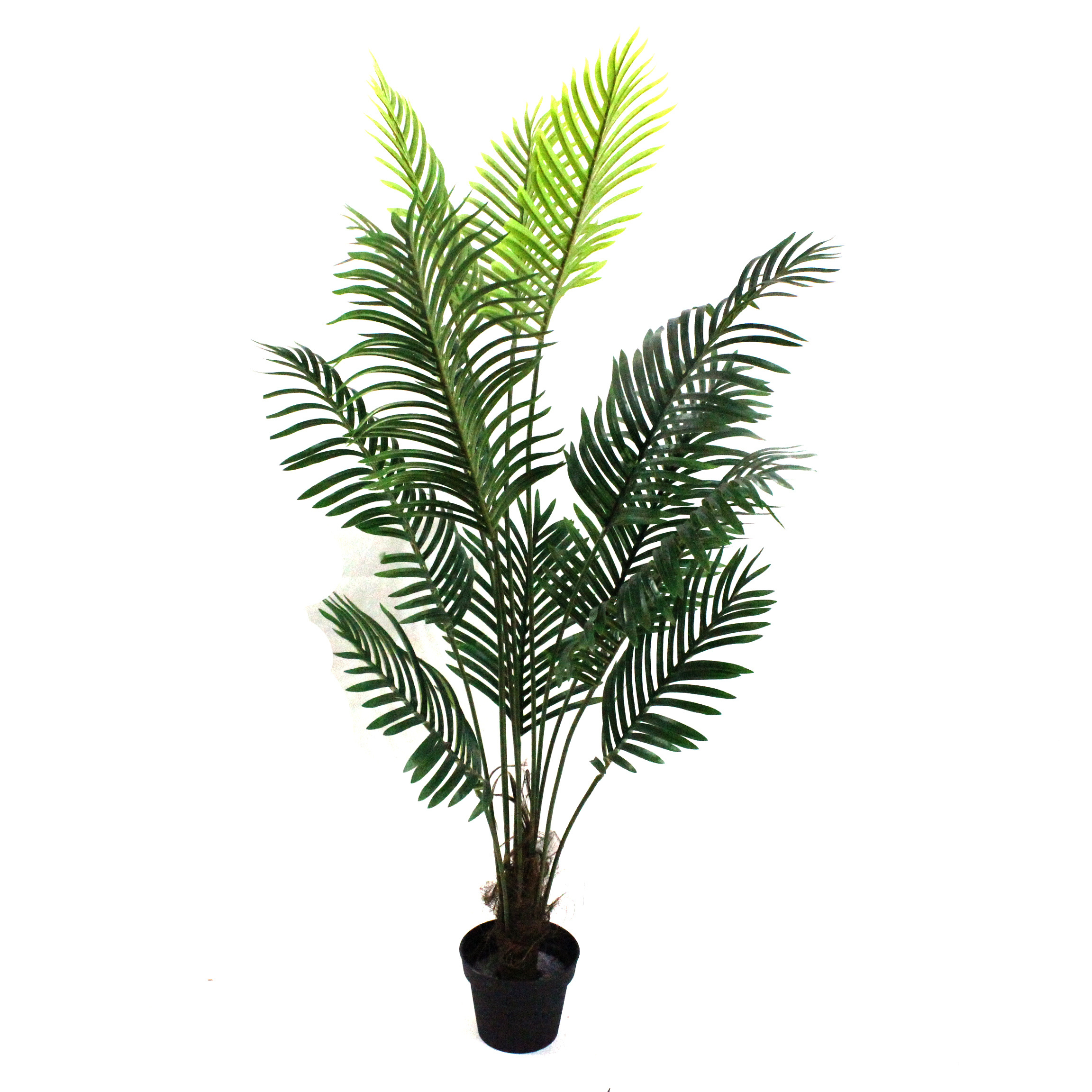 New style 5ft 6ft plants potted palm kwai 150cm 160cm 180cm artificial palm leaves tree bonsai plant