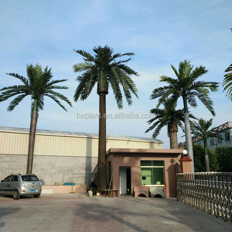 Evergreen Tropical mega Trees Artificial Coconut King Palm Decorative Trees for Garden