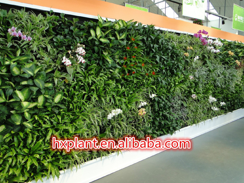 Artificial plant wall Vertical Green grass Wall for garden Plastic plant wall