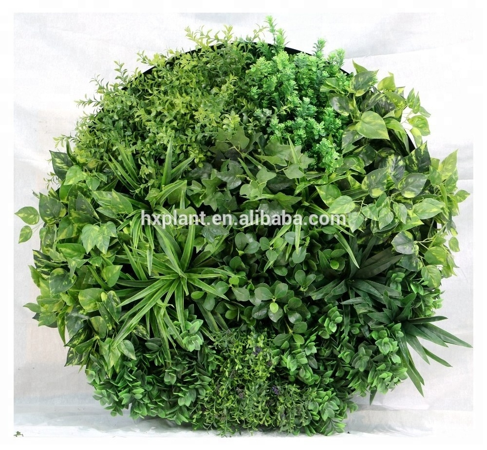 Artificial plant wall Vertical Green grass Wall for garden Plastic plant wall