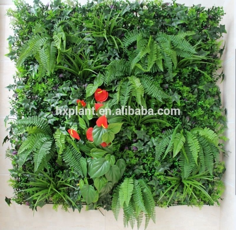 Artificial Plant Wall Artificial Vertical Green Wall for Garden Flower Kettle/sprinkler Used with Flower/green Plant Plastic PE