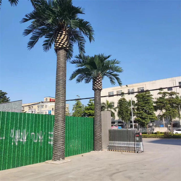 supplier lager big huge artificial date royal palm tree  arboles artificiales de decoracion artificial large tree