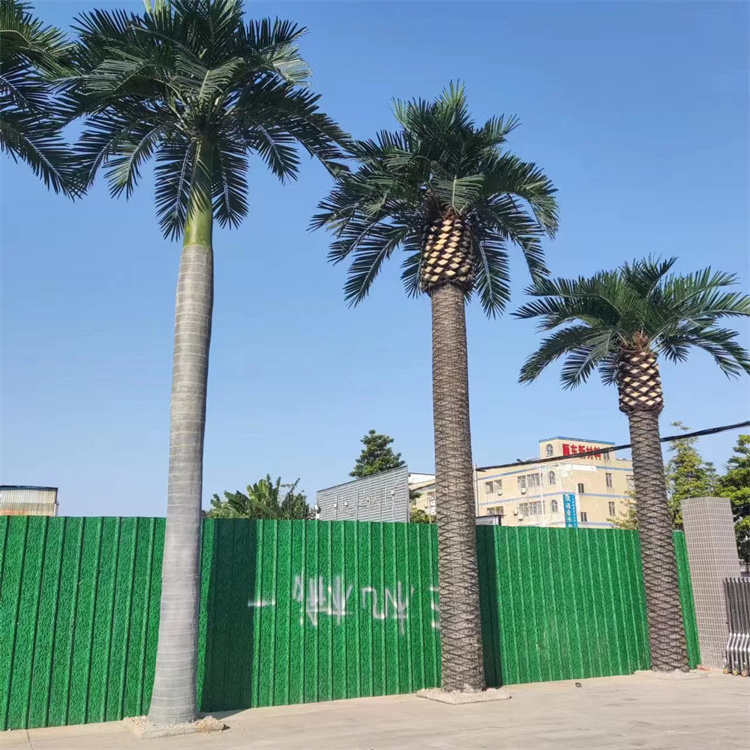 supplier lager big huge artificial date royal palm tree  arboles artificiales de decoracion artificial large tree